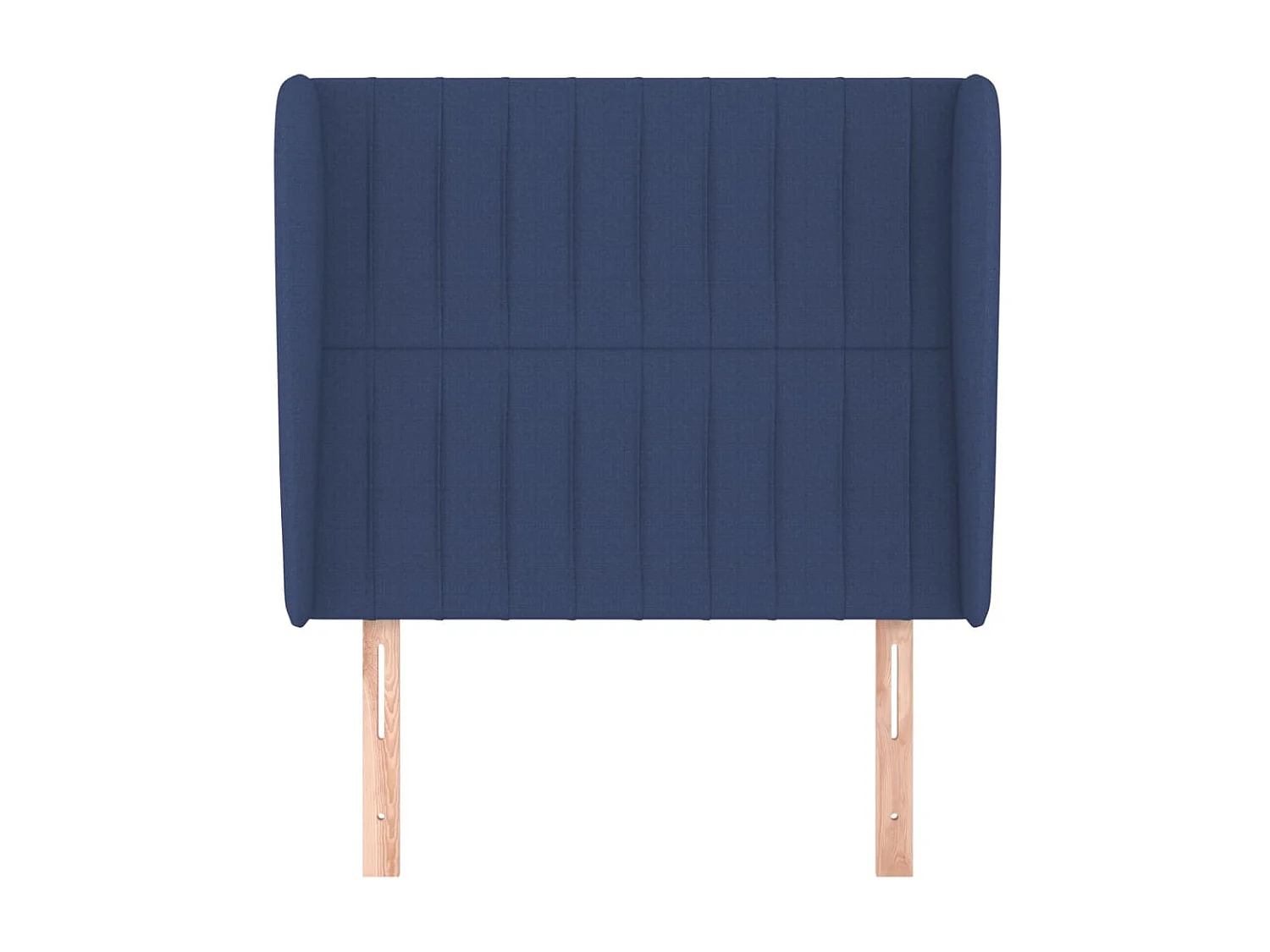 Tête de lit avec oreilles Bleu 103x23x118/128 cm Tissu POI52212 BonneVie Meuble