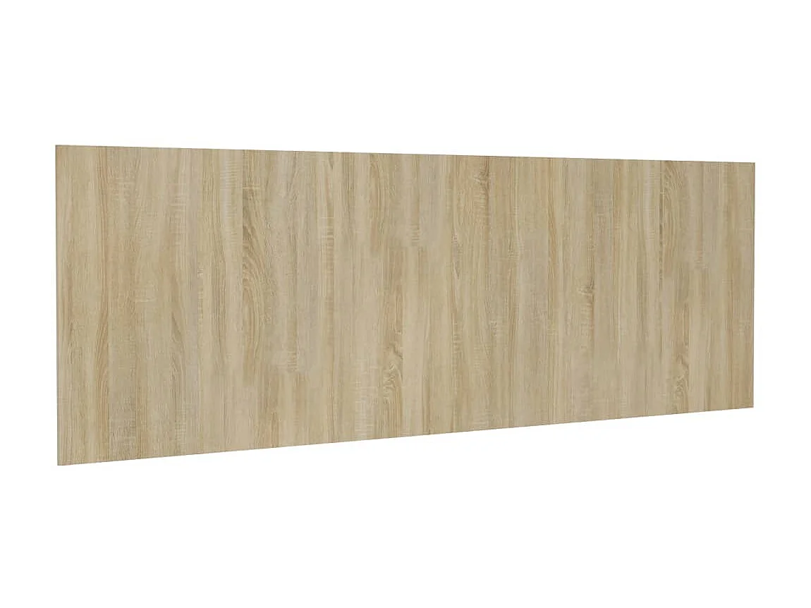 Tête de lit murale Chêne sonoma 240x1,5x80 cm Bois d'ingénierie POI93795 BonneVie Meuble