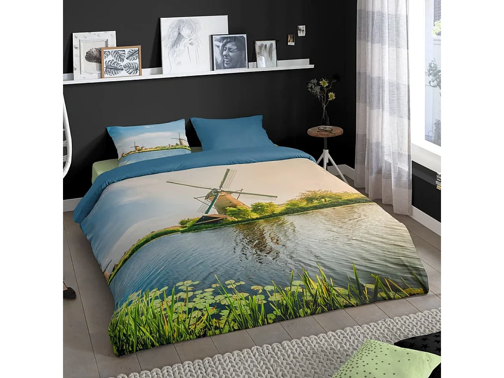 Cabecero de cama madera maciza de pino 185,5x4x100 cm ES81722