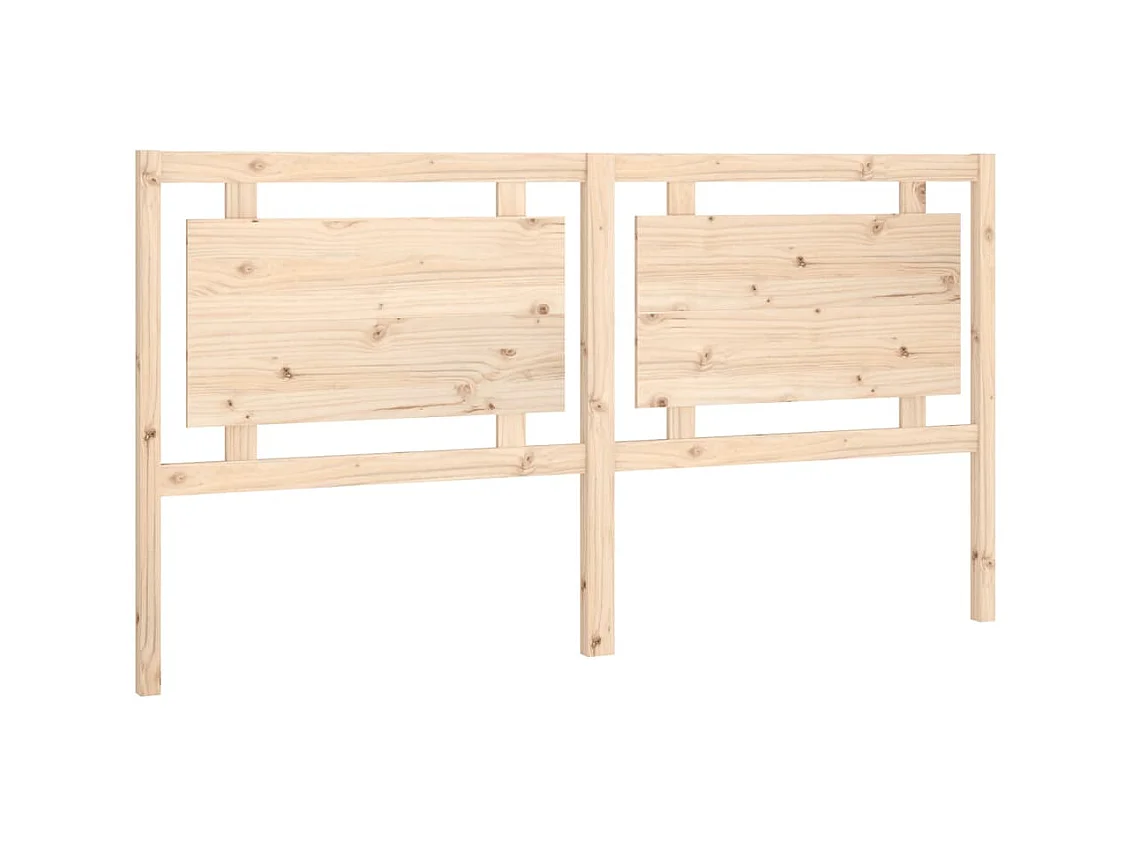 Testiera | Testata del letto per Letto 185,5x4x100 cm in Legno Massello di Pino