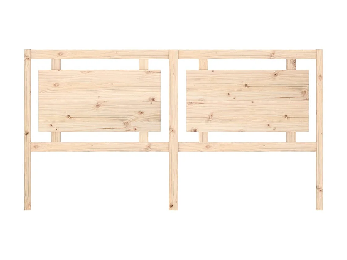 Hoofdbord 185,5x4x100 cm massief grenenhout NL470194