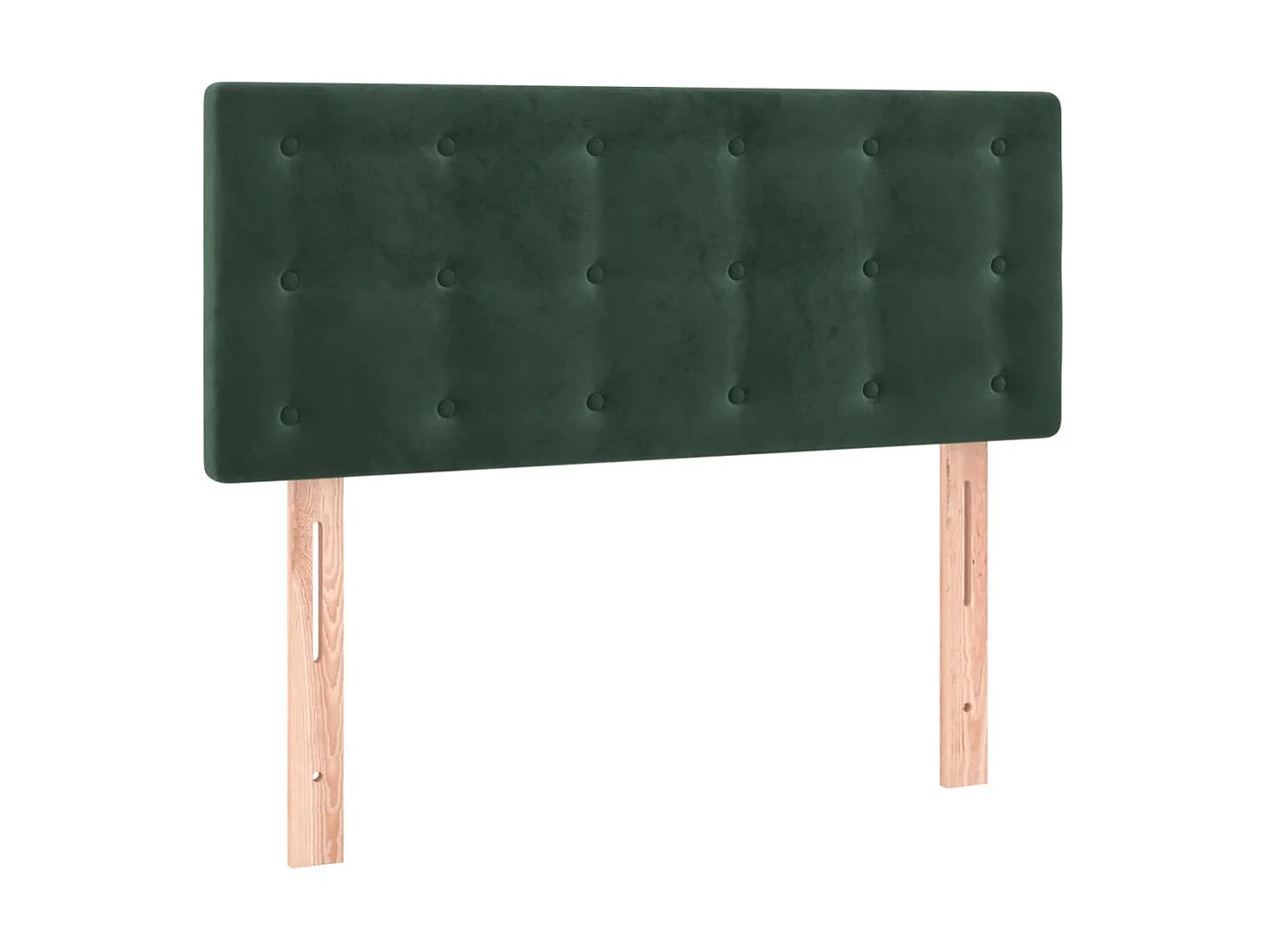 LED Kopfteil,Bettkopfteil Dunkelgrün 100x5x78/88 cm Samt -gkd78200