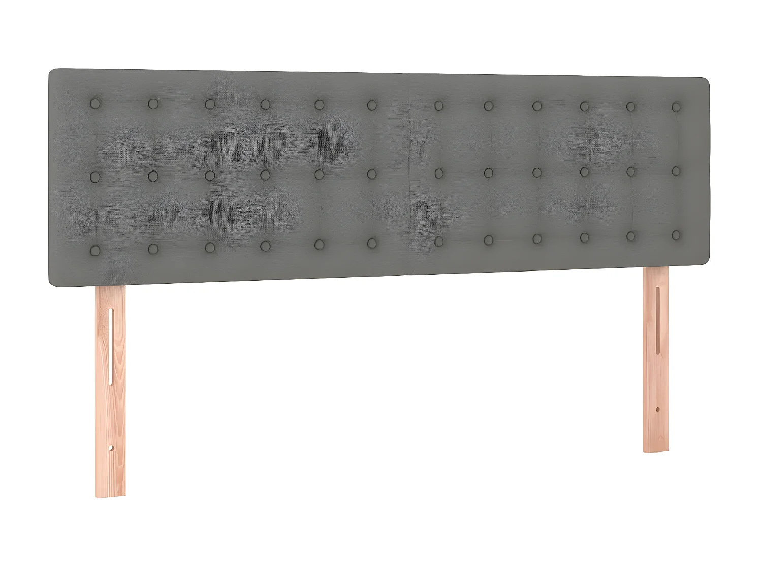 2er-set-Kopfteil,Bettkopfteile Dunkelgrau 72x5x78/88 cm Stoff -gkd78251