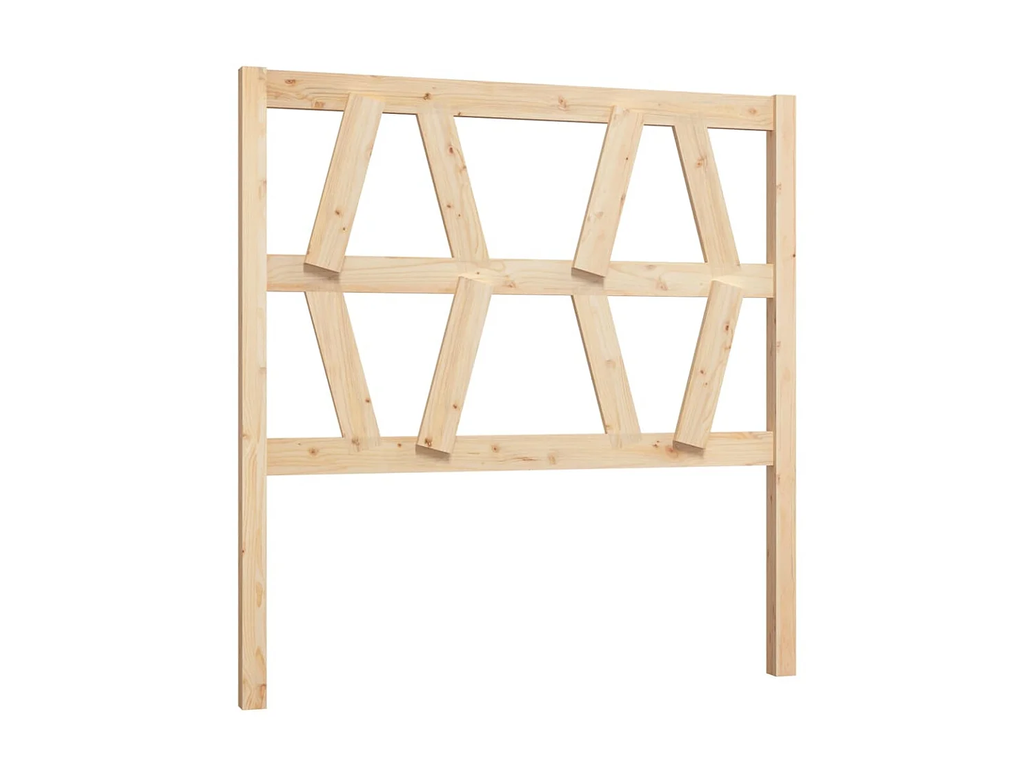 Cabeceira de cama 96x4x100 cm pinho maciço PT934406