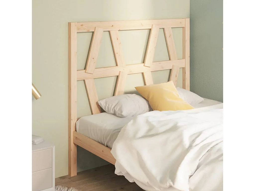 Cabeceira de cama 96x4x100 cm pinho maciço PT934406