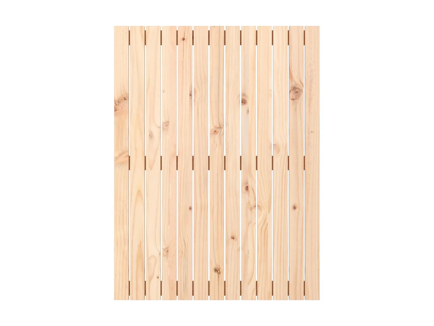 Tête de lit murale 82,5x3x110 cm Bois massif de pin POI57890 BonneVie Meuble