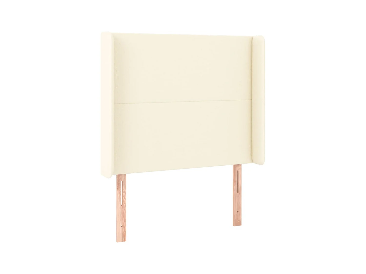 Tête de lit avec oreilles Crème 83x16x118/128 cm Similicuir POI61092 BonneVie Meuble
