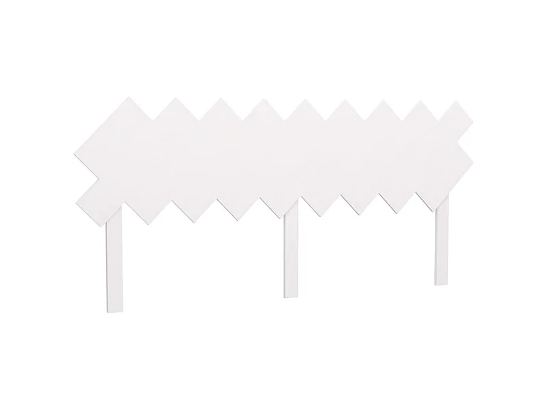 Cabecero de cama madera maciza de pino blanco 178x3x80,5 cm ES66936