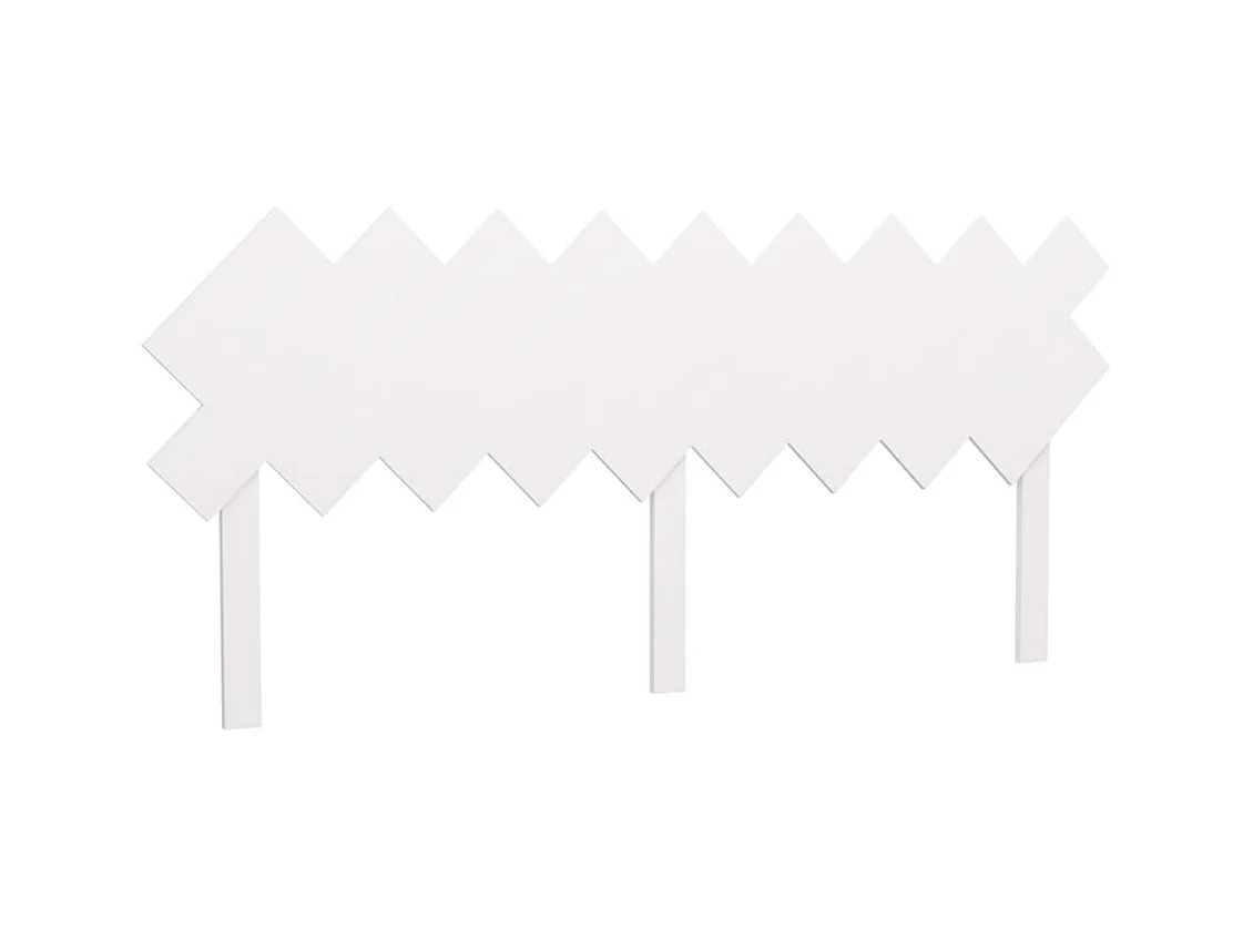 Testiera | Testata del letto per Letto Bianca 178x3x80,5 cm Legno Massello di Pino