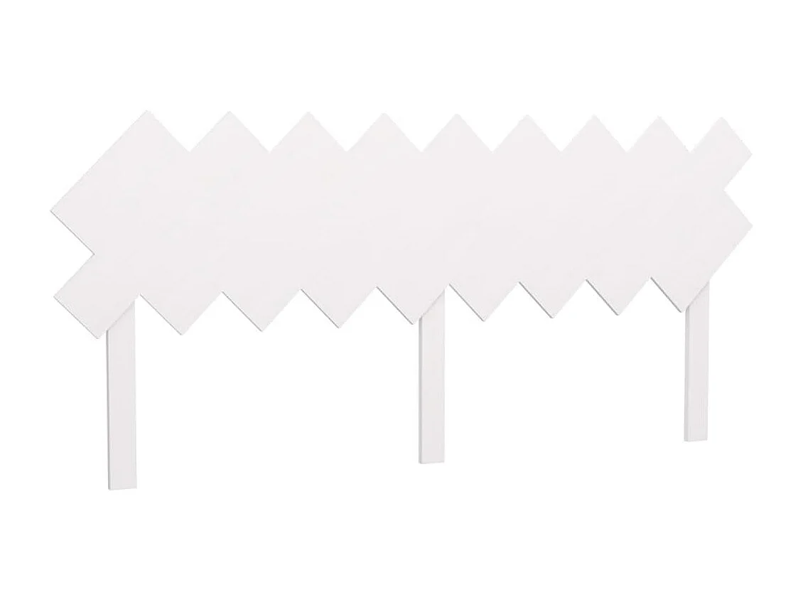 Tête de lit Blanc 178x3x80,5 cm Bois massif de pin POI95152 BonneVie Meuble