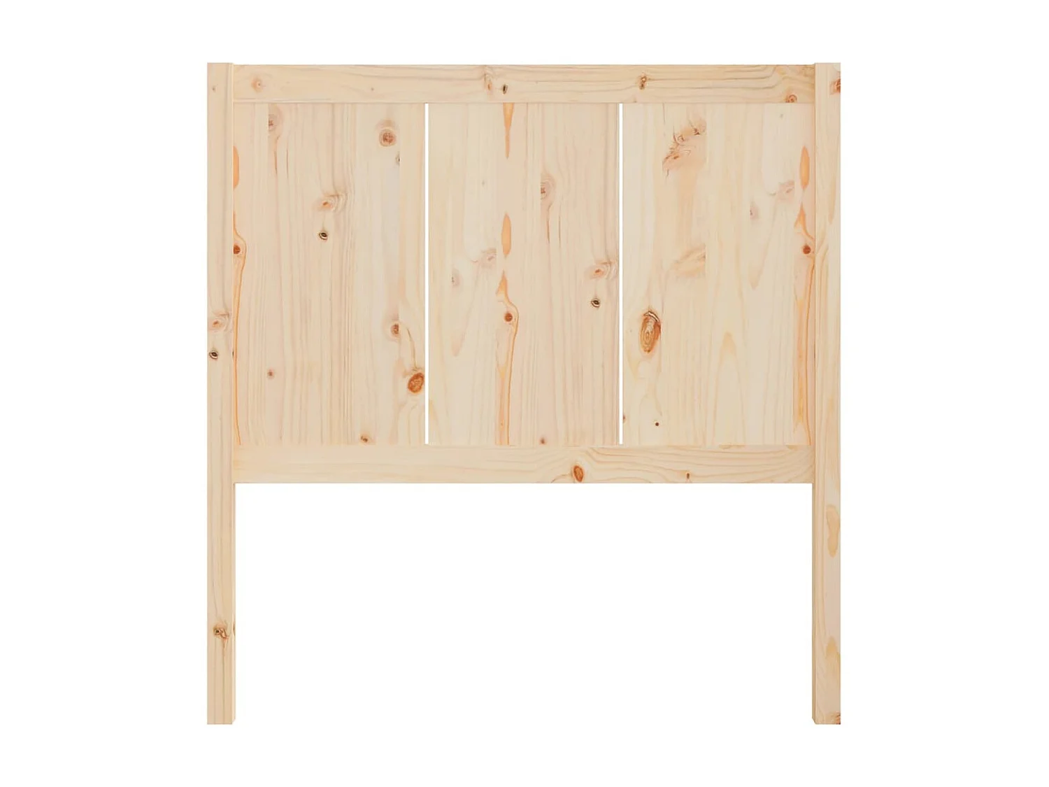 Tête de lit 105,5x4x100 cm Bois massif de pin POI16172 BonneVie Meuble