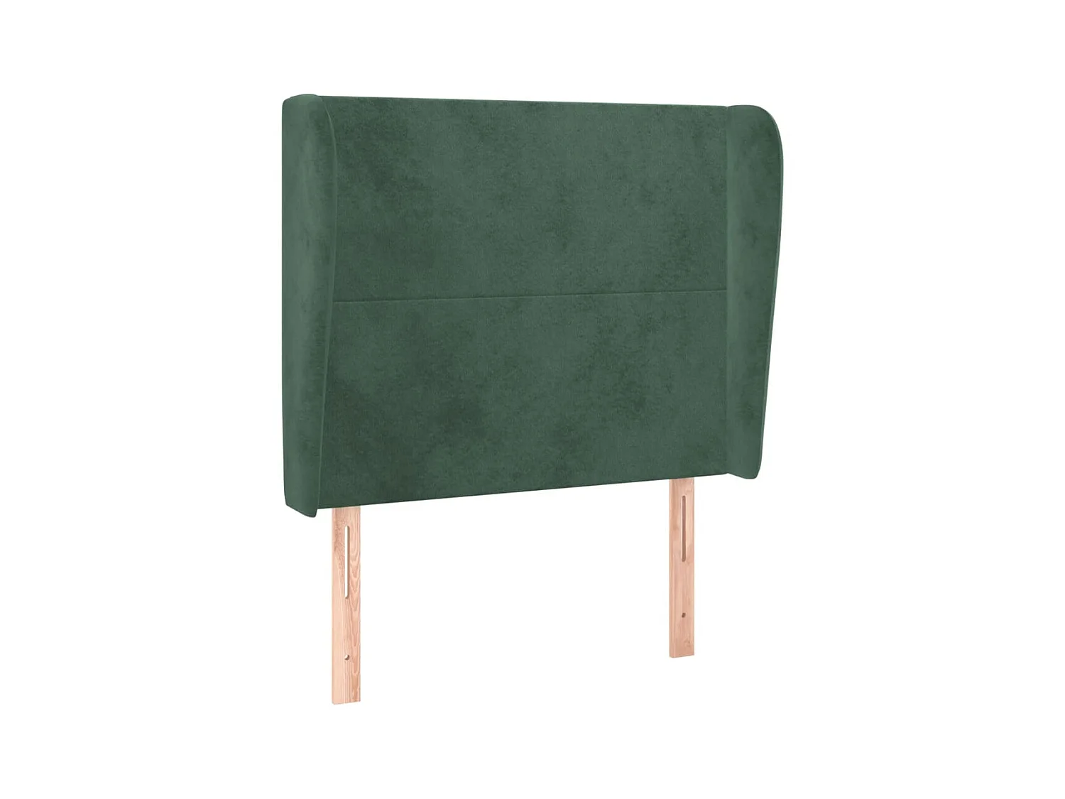 Tête de lit avec oreilles Vert foncé 83x23x118/128 cm Velours POI43355 BonneVie Meuble