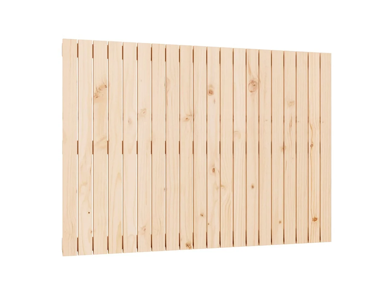 Tête de lit murale 127,5x3x90 cm Bois massif de pin POI73456 BonneVie Meuble