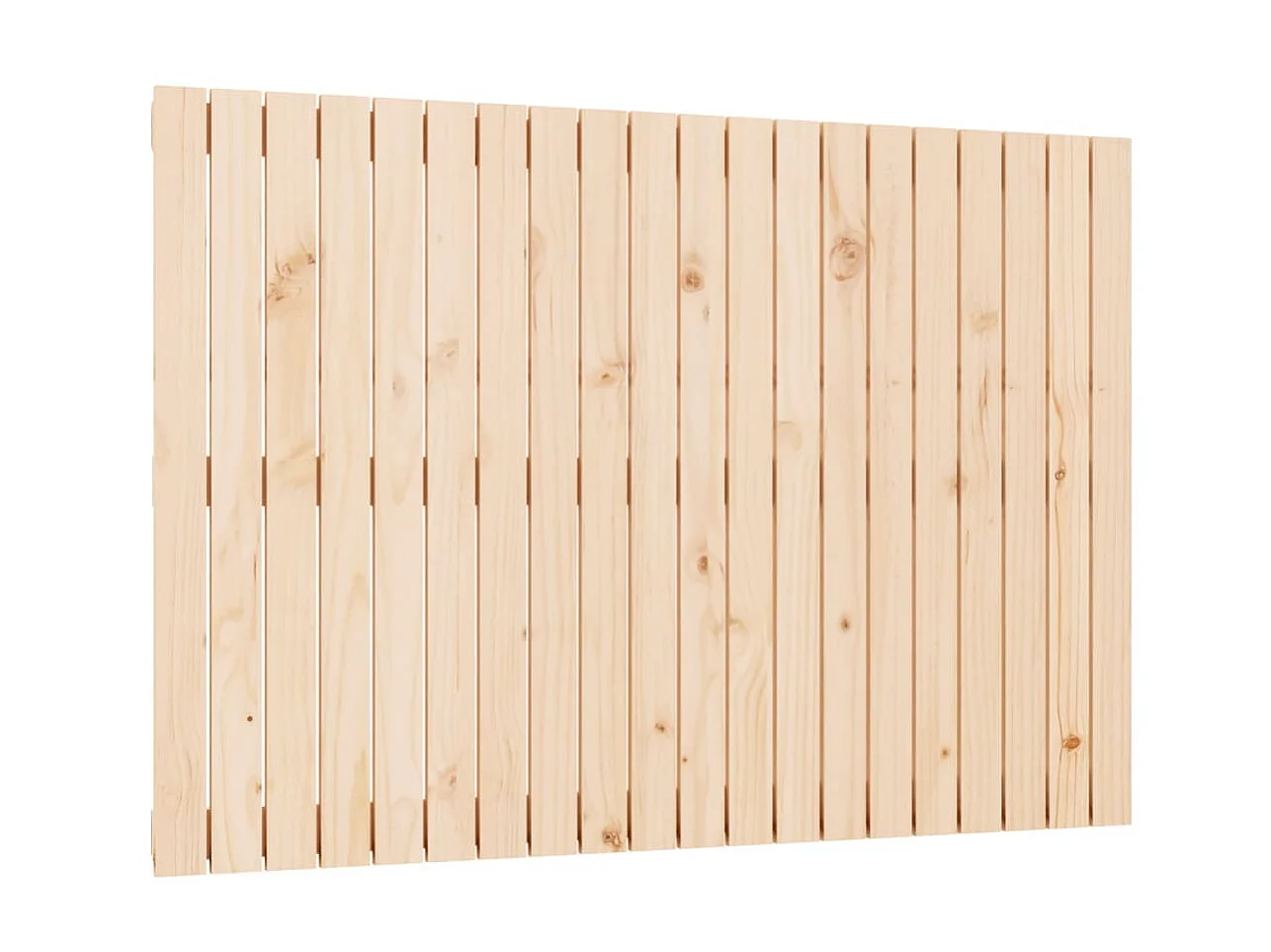 Tête de lit murale 127,5x3x90 cm Bois massif de pin POI73456 BonneVie Meuble