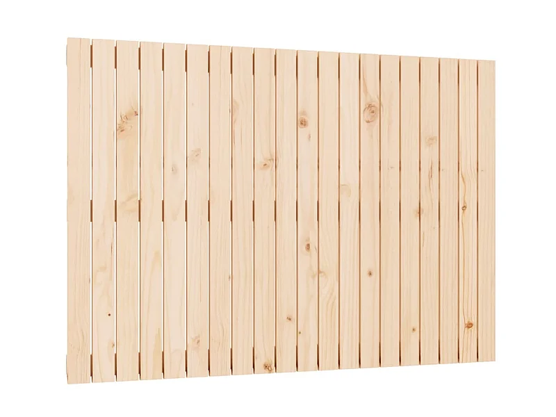 Tête de lit murale 127,5x3x90 cm Bois massif de pin POI73456 BonneVie Meuble