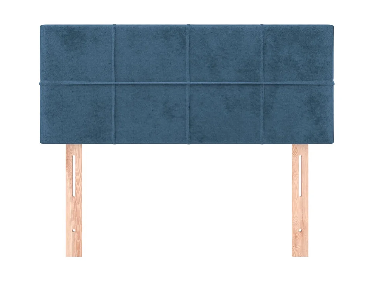 Tête de lit Bleu foncé 100x5x78/88 cm Velours POI72746 BonneVie Meuble