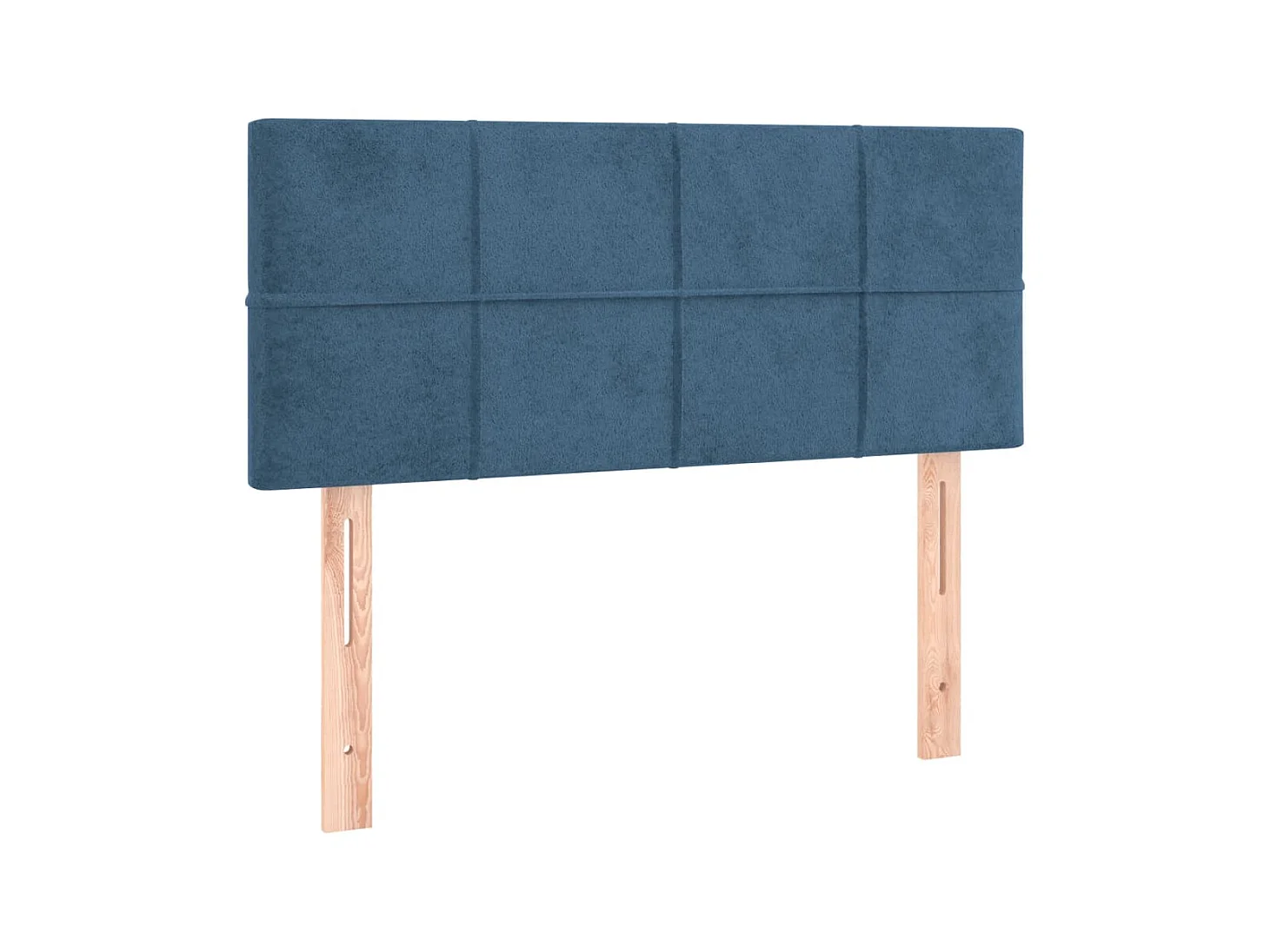 Tête de lit Bleu foncé 100x5x78/88 cm Velours POI72746 BonneVie Meuble