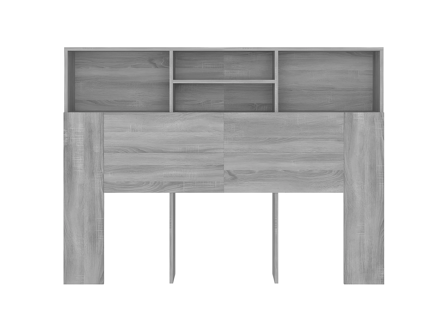 Mueble cabecero gris Sonoma 140x19x103,5 cm ES75556
