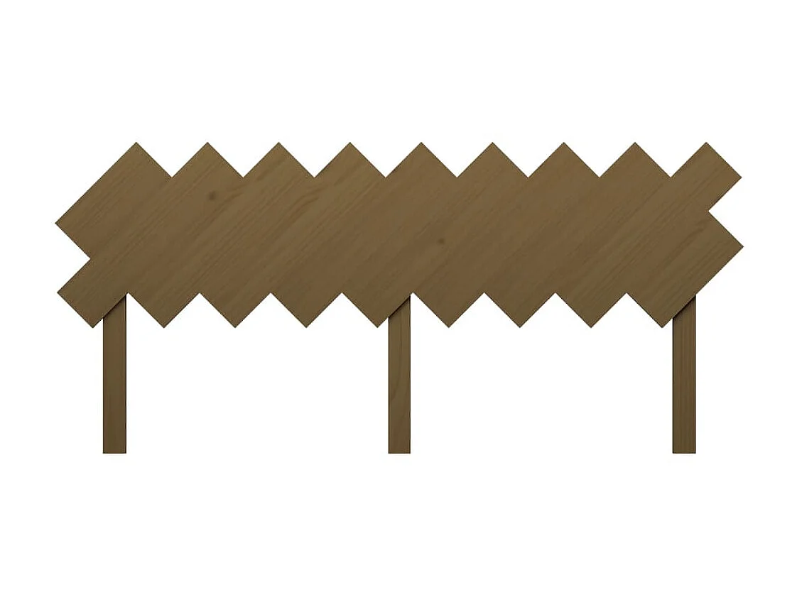 Cabeceira de cama 178x3x80,5 cm pinho maciço castanho mel PT655398