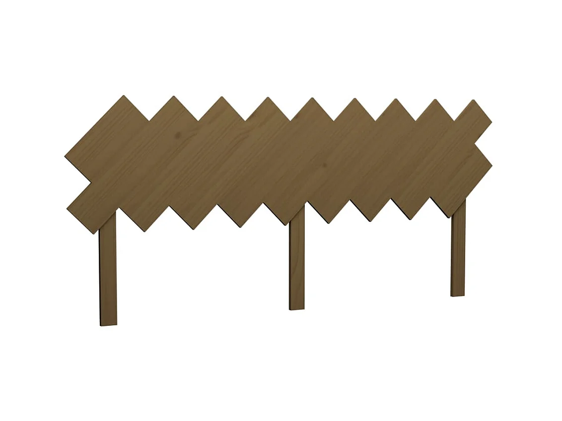 Tête de lit Marron miel 178x3x80,5 cm Bois massif de pin POI91264 BonneVie Meuble