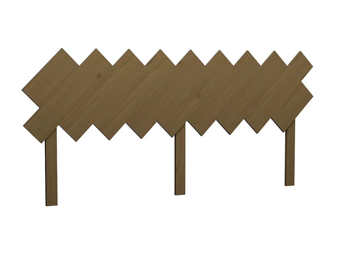 Tête de lit Marron miel 178x3x80,5 cm Bois massif de pin POI91264 BonneVie Meuble