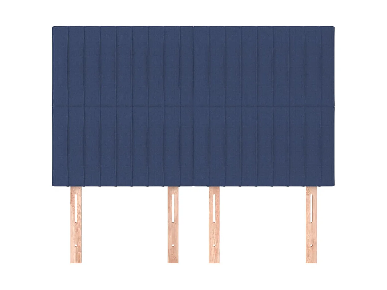 4 Pz Testiere Blu 72x5x78/88 cm in Tessuto CFW159249