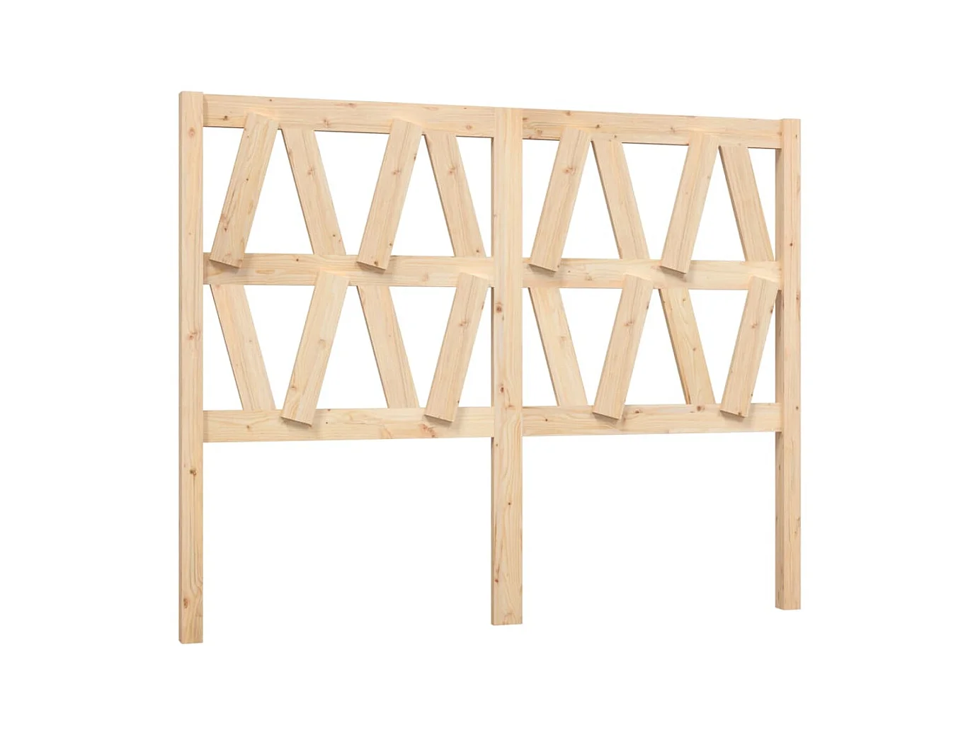 Testiera | Testata del letto per Letto 141x4x100 cm in Legno Massello di Pino