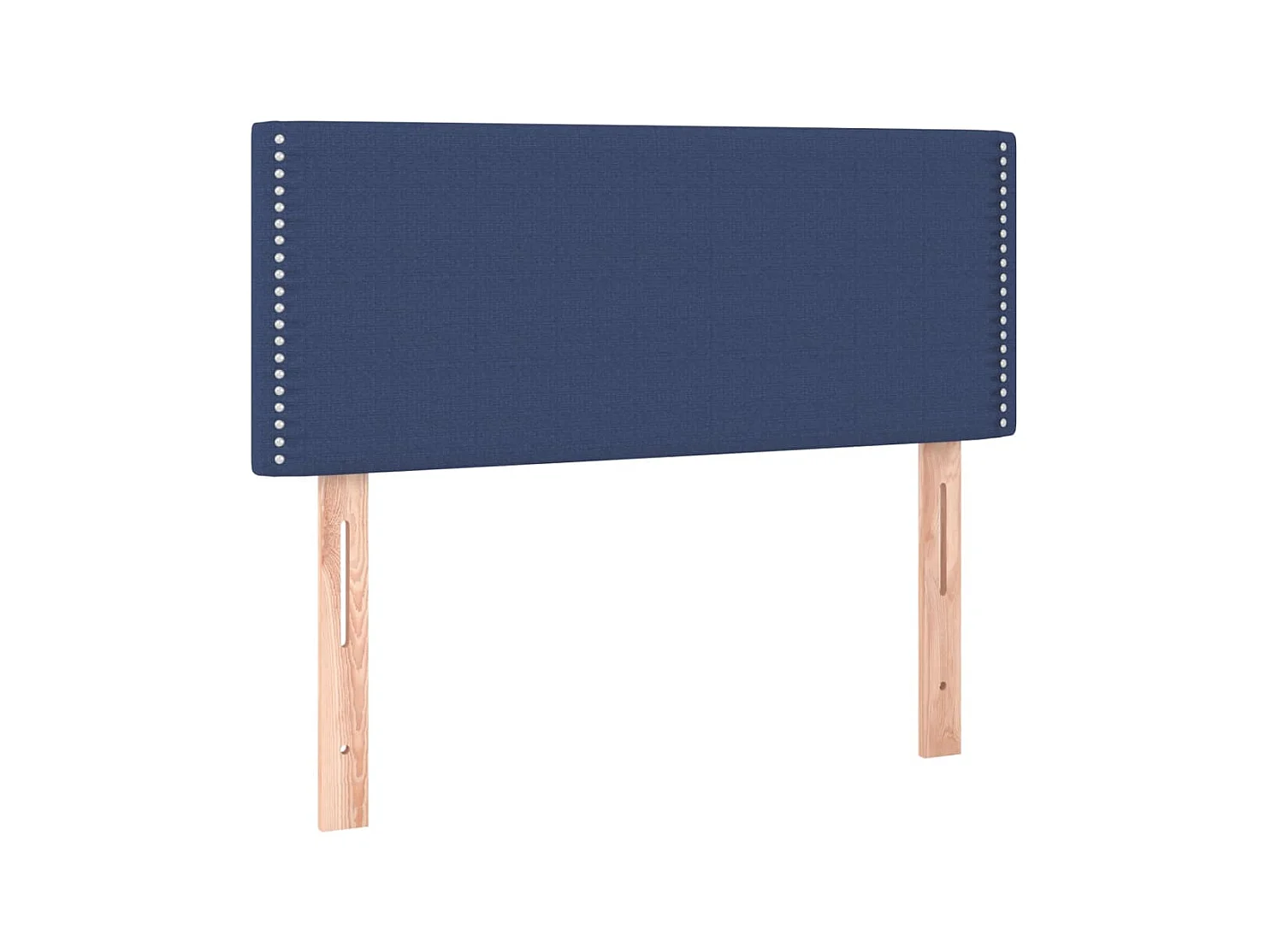 Testiera | Testata del letto Blu 100x5x78/88 cm in Tessuto