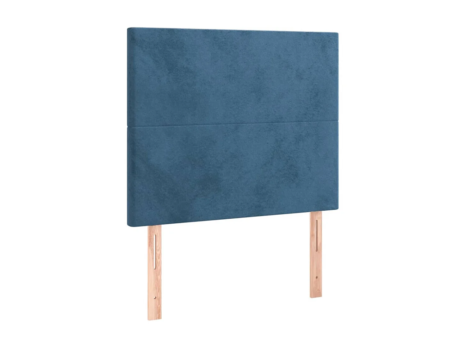 Têtes de lit 2 pcs Bleu foncé 100x5x78/88 cm Velours POI88240 BonneVie Meuble
