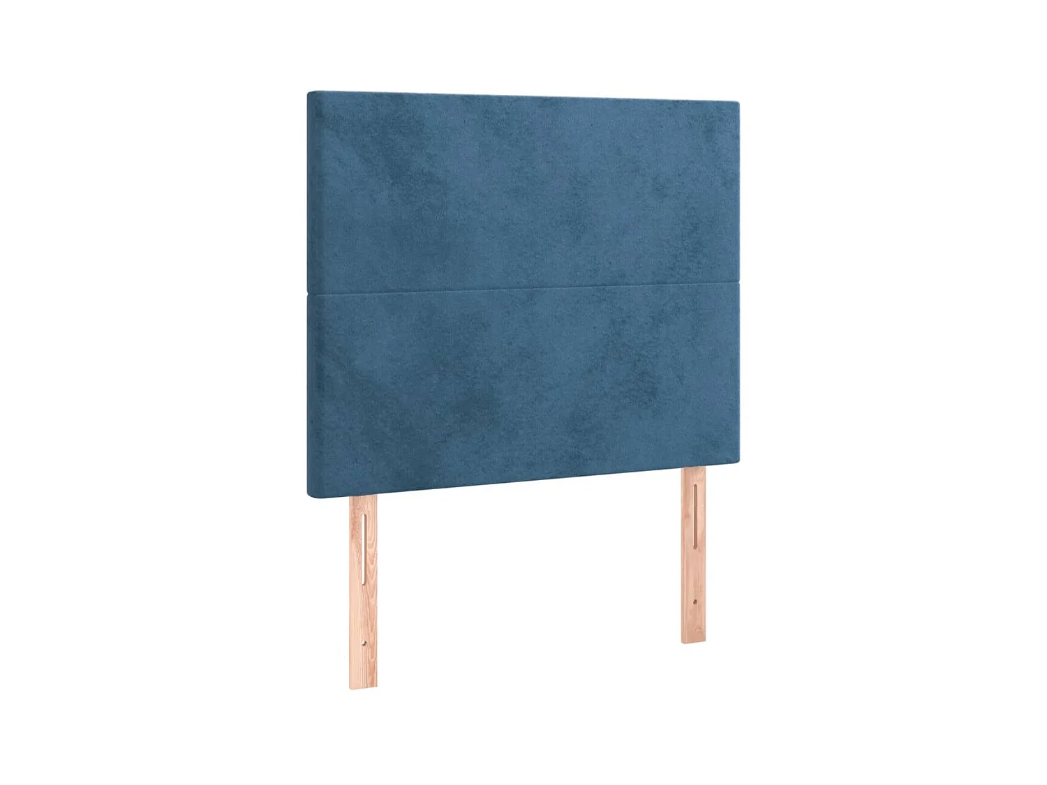 Têtes de lit 2 pcs Bleu foncé 100x5x78/88 cm Velours POI88240 BonneVie Meuble