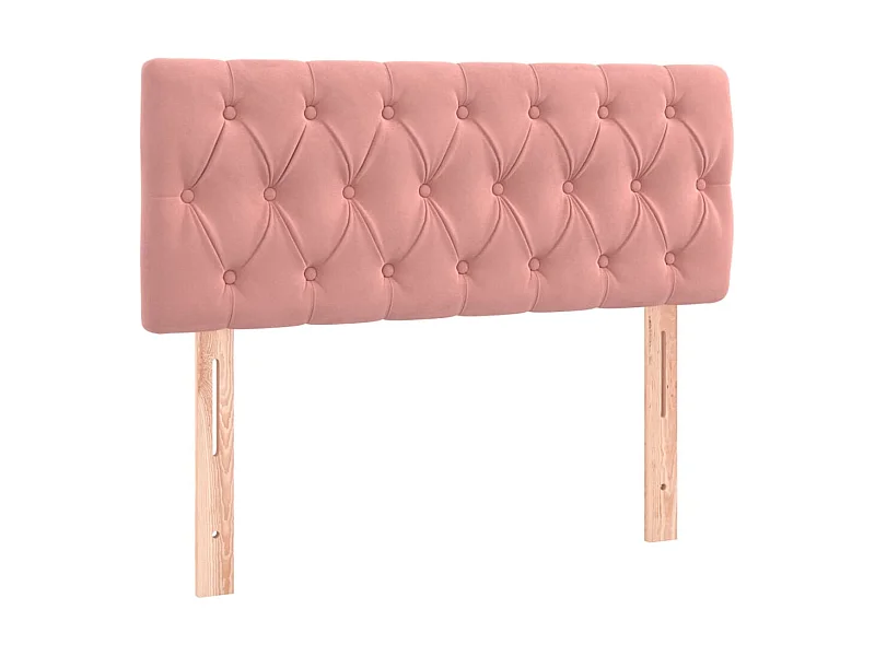 Kopfteil,Bettkopfteil Rosa 90x7x78/88 cm Samt -gkd691641