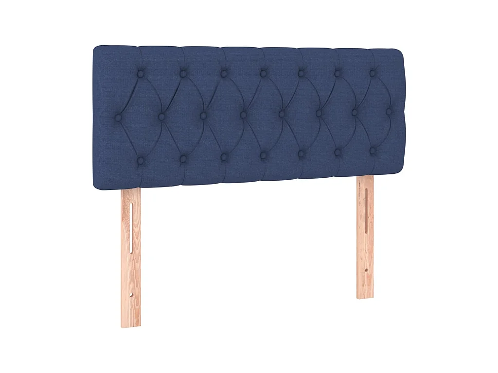 Tête de lit Bleu 90x7x78/88 cm Tissu POI52548 BonneVie Meuble