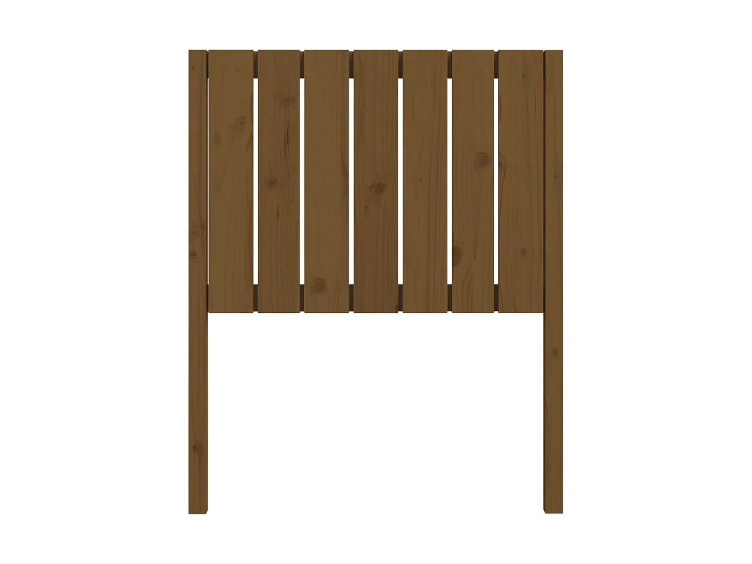 Tête de lit Marron miel 80,5x4x100 cm Bois massif de pin POI48767 BonneVie Meuble