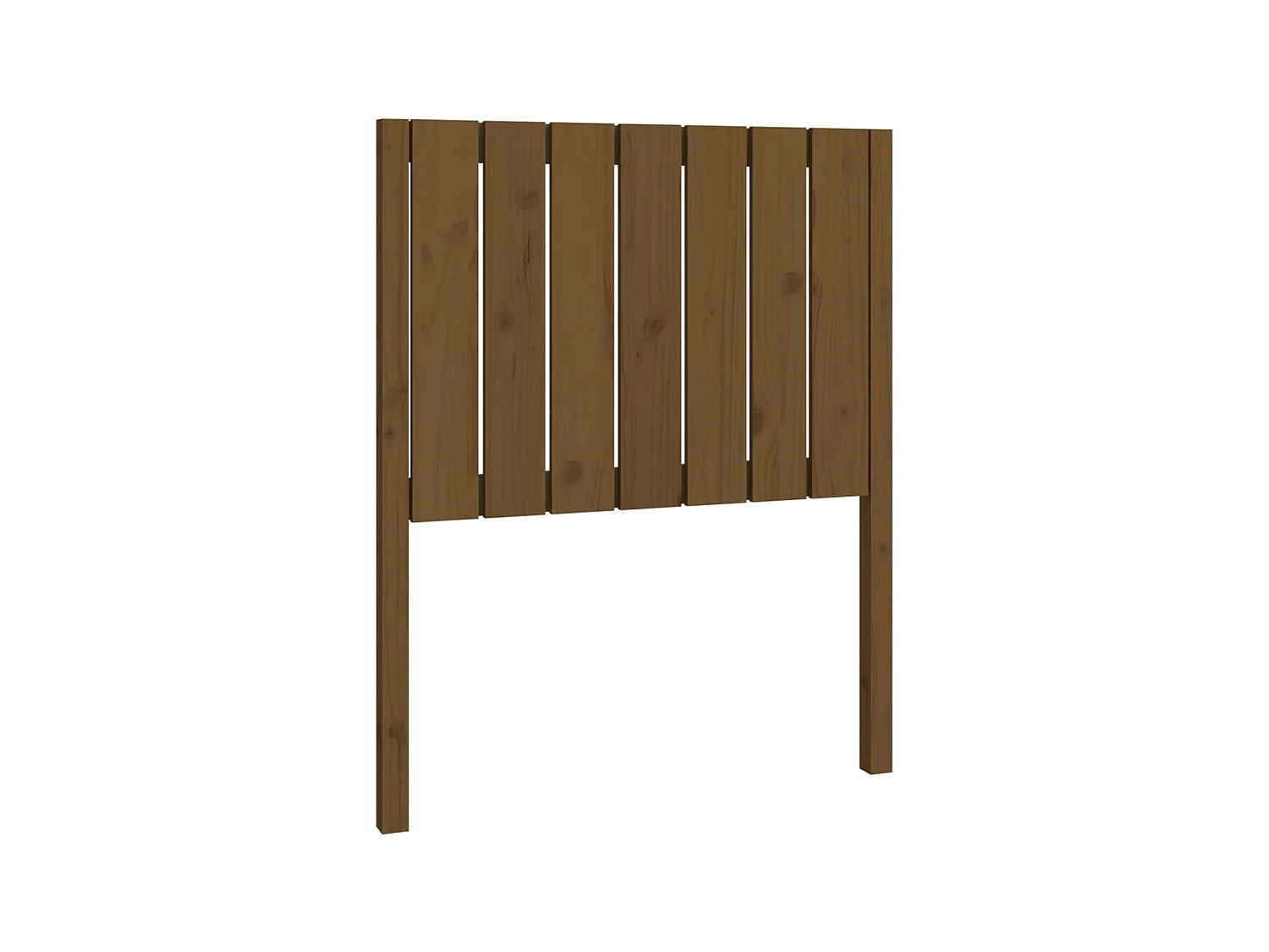 Tête de lit Marron miel 80,5x4x100 cm Bois massif de pin POI48767 BonneVie Meuble
