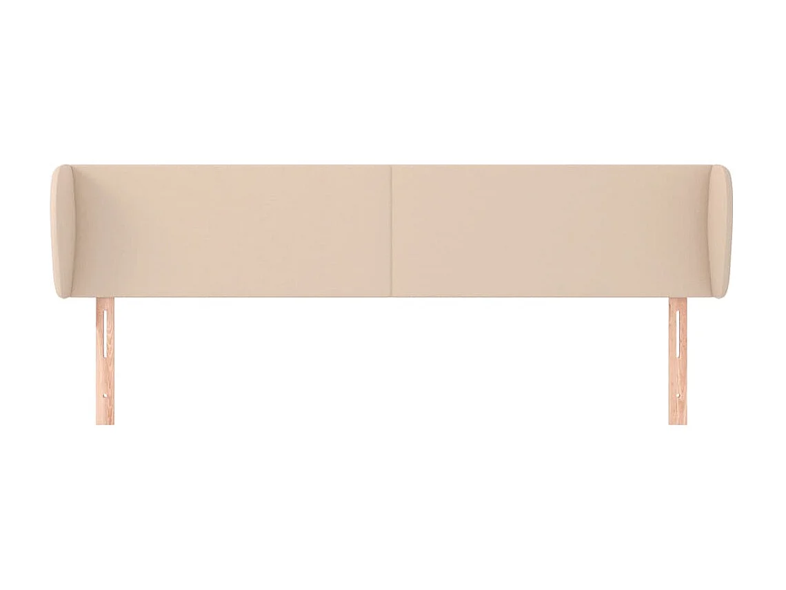 Tête de lit avec oreilles Cappuccino 163x23x78/88 cm Similicuir POI93259 BonneVie Meuble