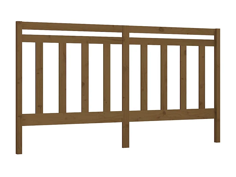 Testiera | Testata del letto per Letto ambra 206x4x100 cm in Legno Massello di Pino