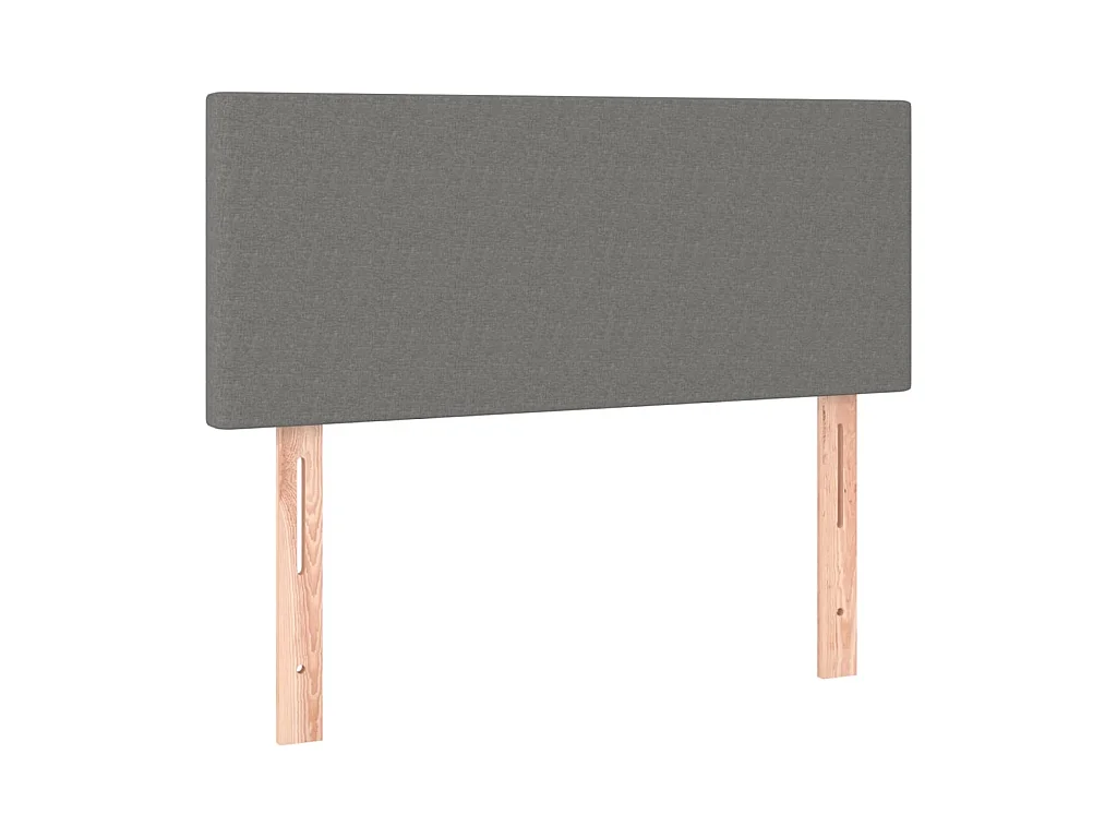 Cabecero de tela gris oscuro 80x5x78/88 cm ES45966