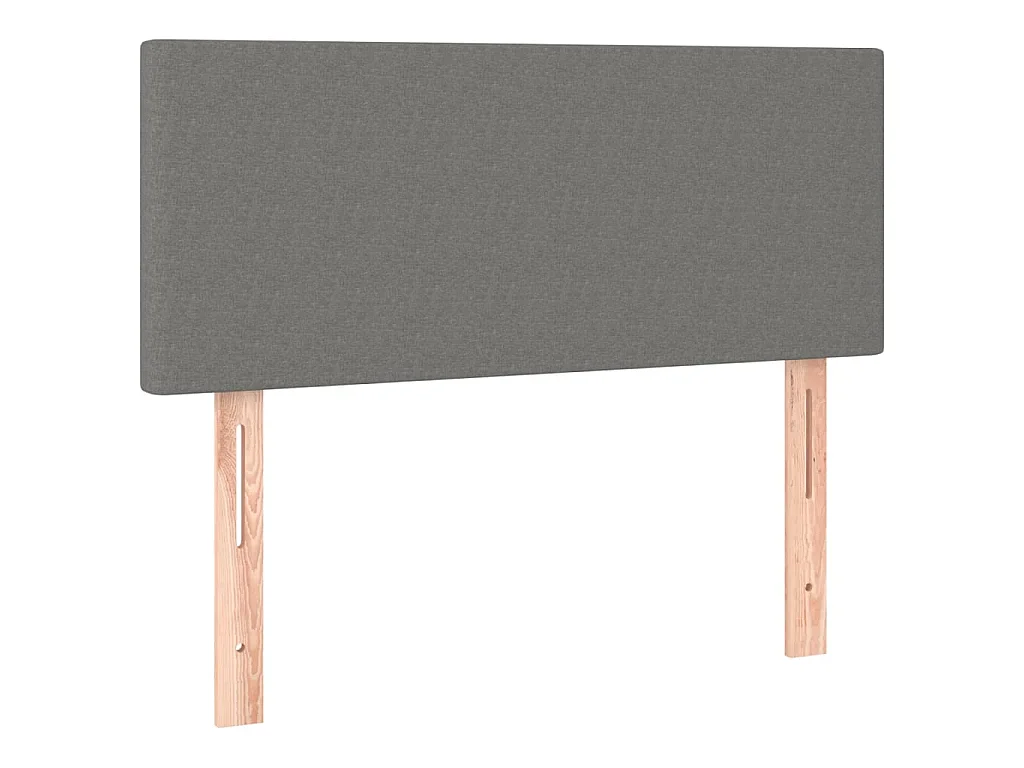 Tête de lit Gris foncé 80x5x78/88 cm Tissu POI62489 BonneVie Meuble