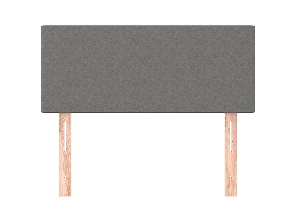 Tête de lit Gris foncé 80x5x78/88 cm Tissu POI62489 BonneVie Meuble