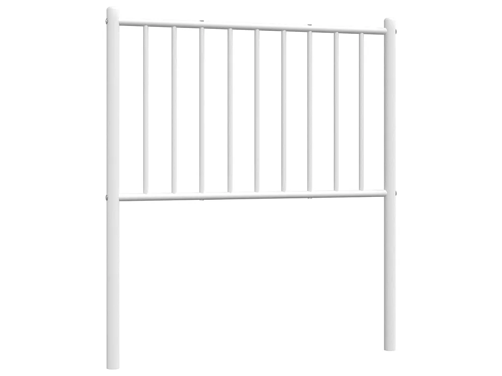 Cabeceira de cama 80 cm metal branco PT256503