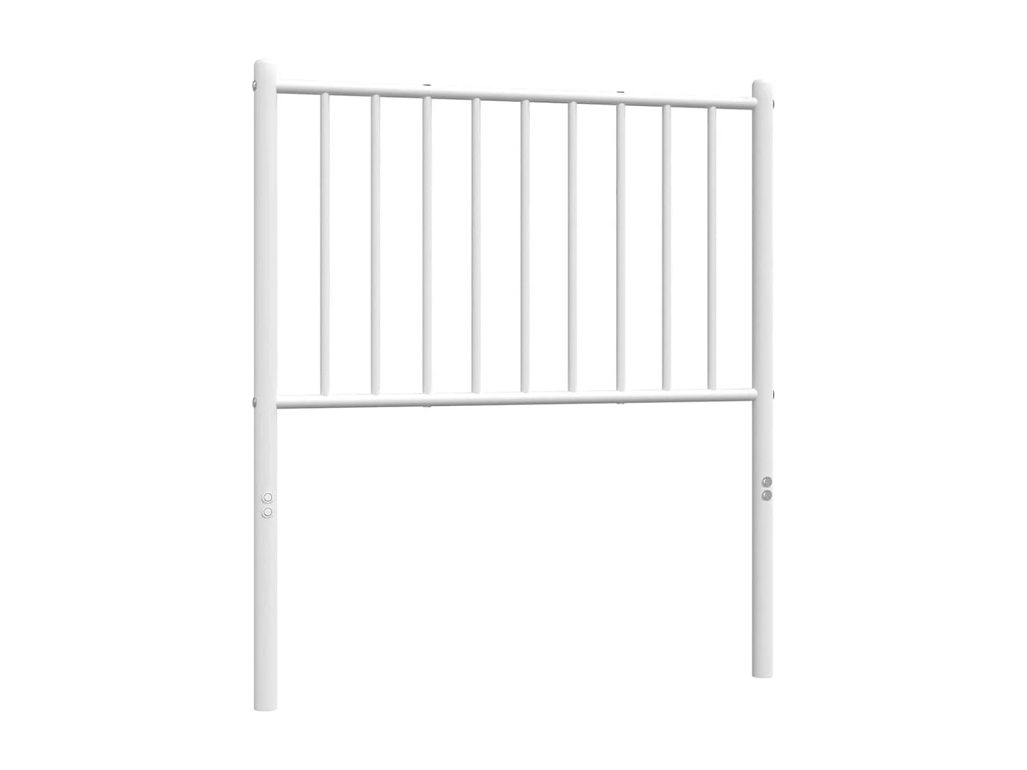 Tête de lit métal blanc 80 cm POI11137 BonneVie Meuble