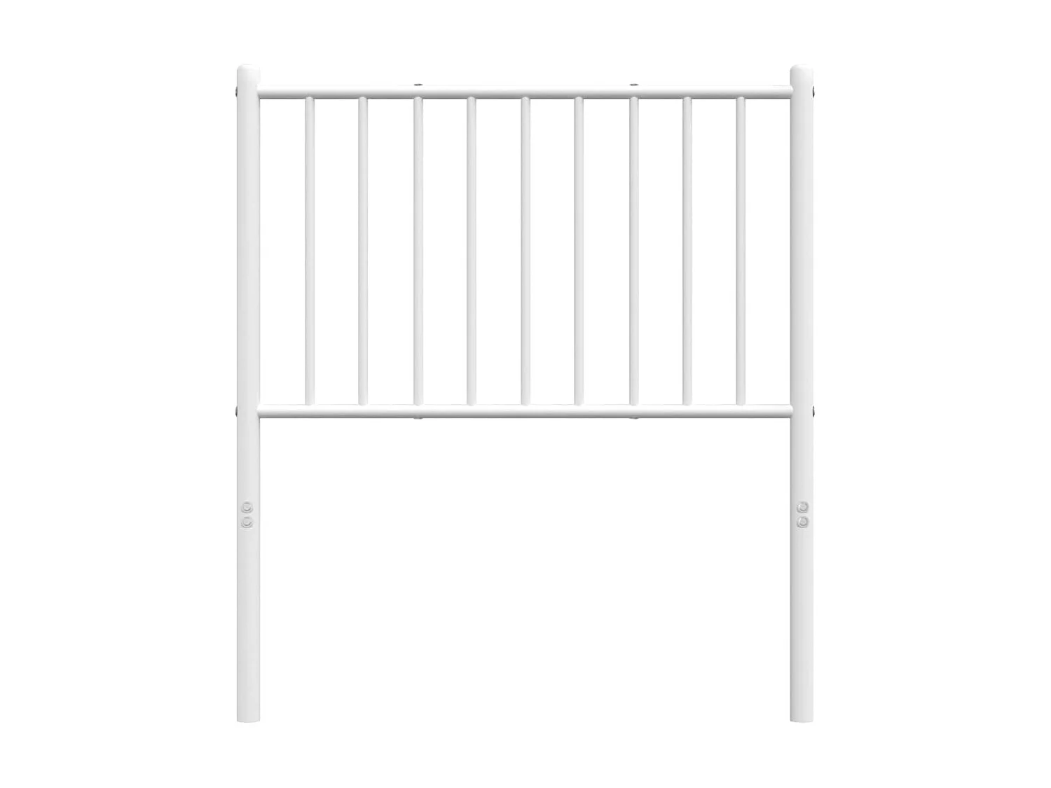 Tête de lit métal blanc 80 cm POI11137 BonneVie Meuble
