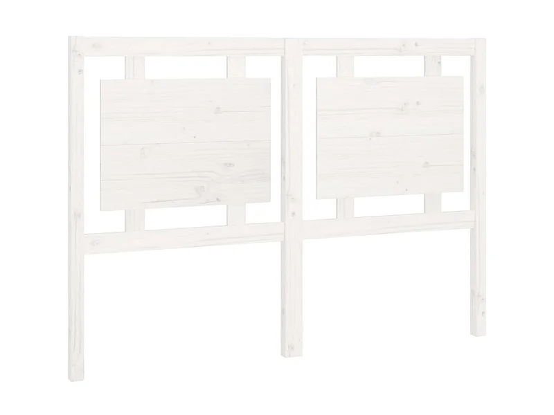 Cabecero de cama madera maciza de pino blanco 140,5x4x100 cm ES17866