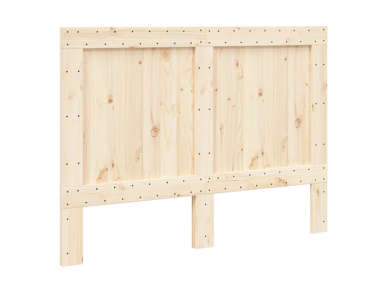 Tête de lit 140x104 cm bois massif de pin POI26778 BonneVie Meuble