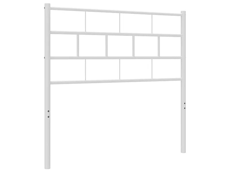 Tête de lit métal blanc 80 cm POI29691 BonneVie Meuble