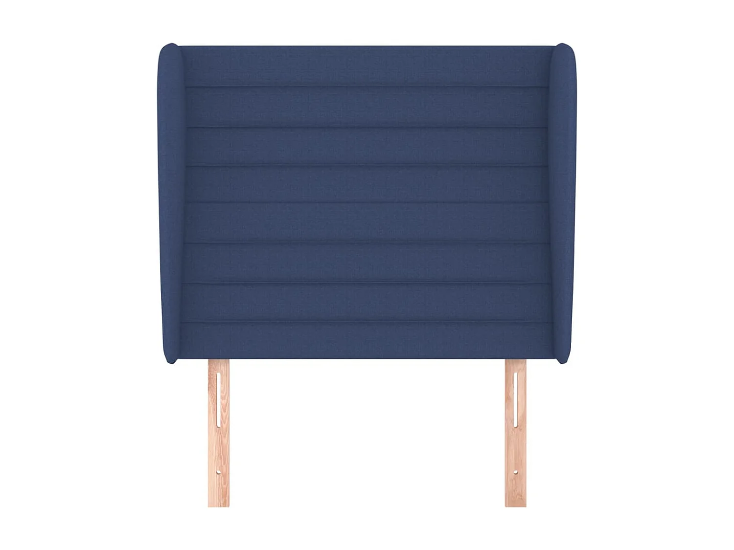 Hoofdbord met randen 93x23x118/128 cm stof blauw NL942288