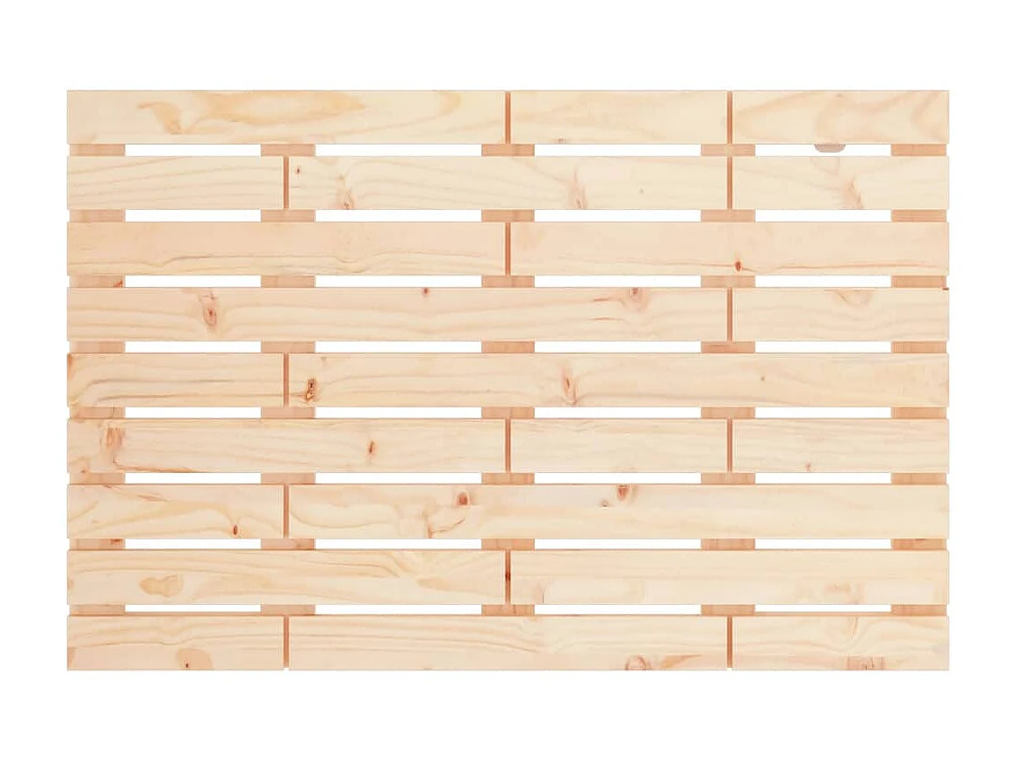 Tête de lit murale 81x3x63 cm Bois massif de pin POI44922 BonneVie Meuble