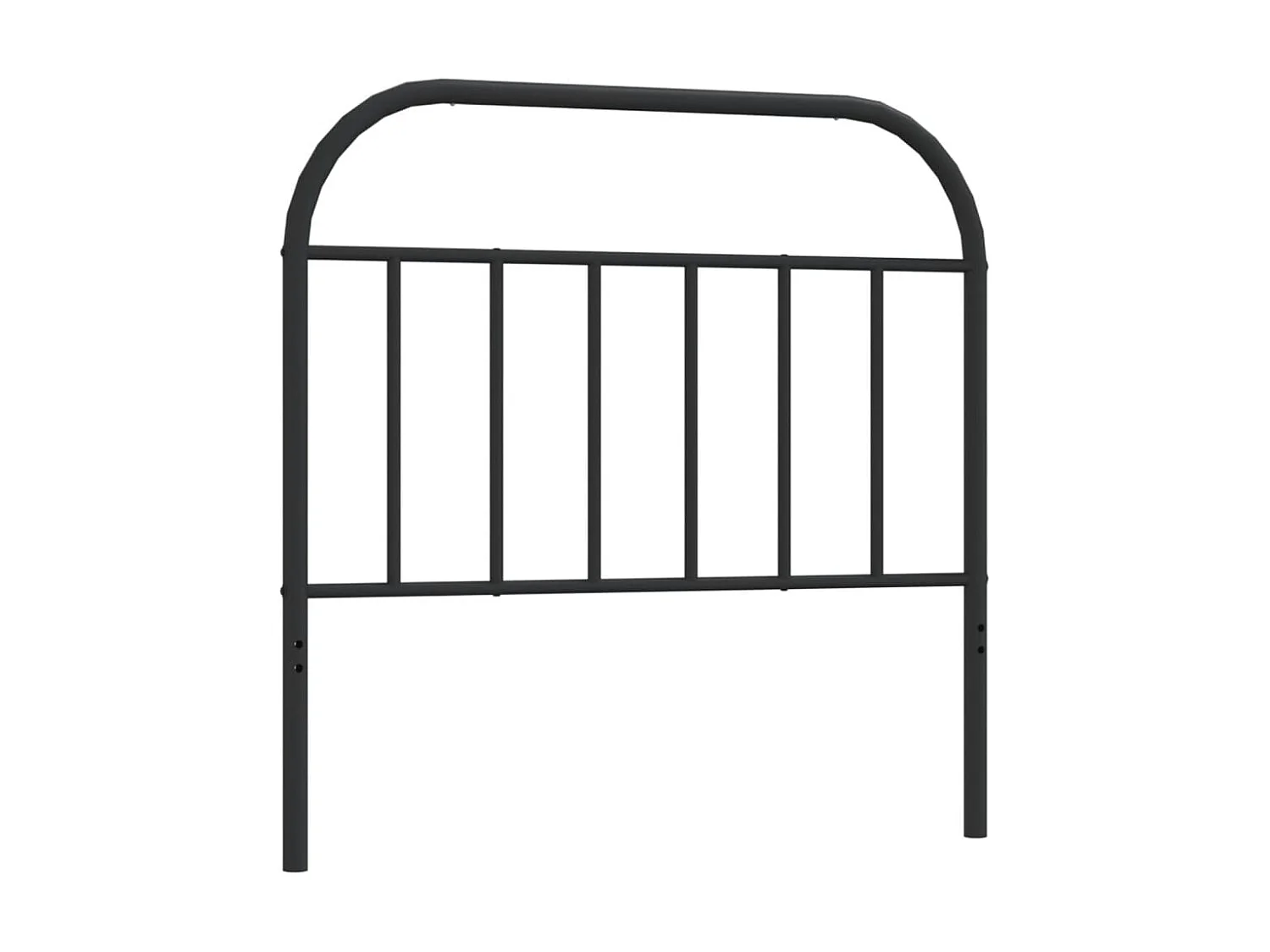 Cabecero de metal negro 107 cm ES58846