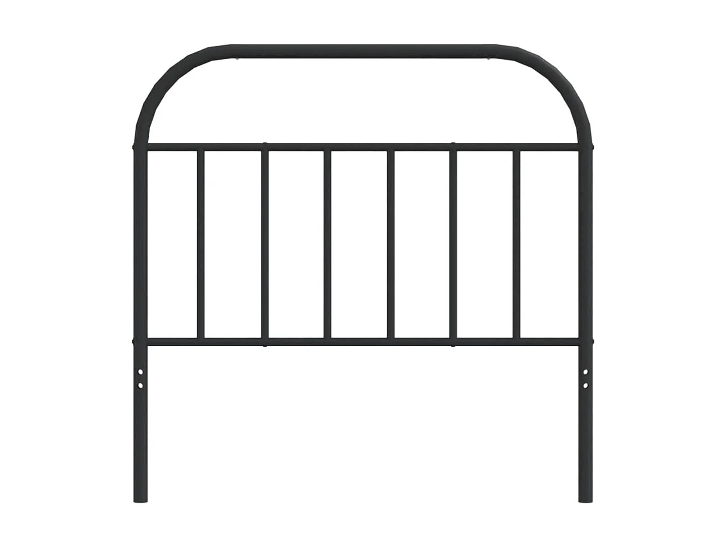 Cabecero de metal negro 107 cm ES58846