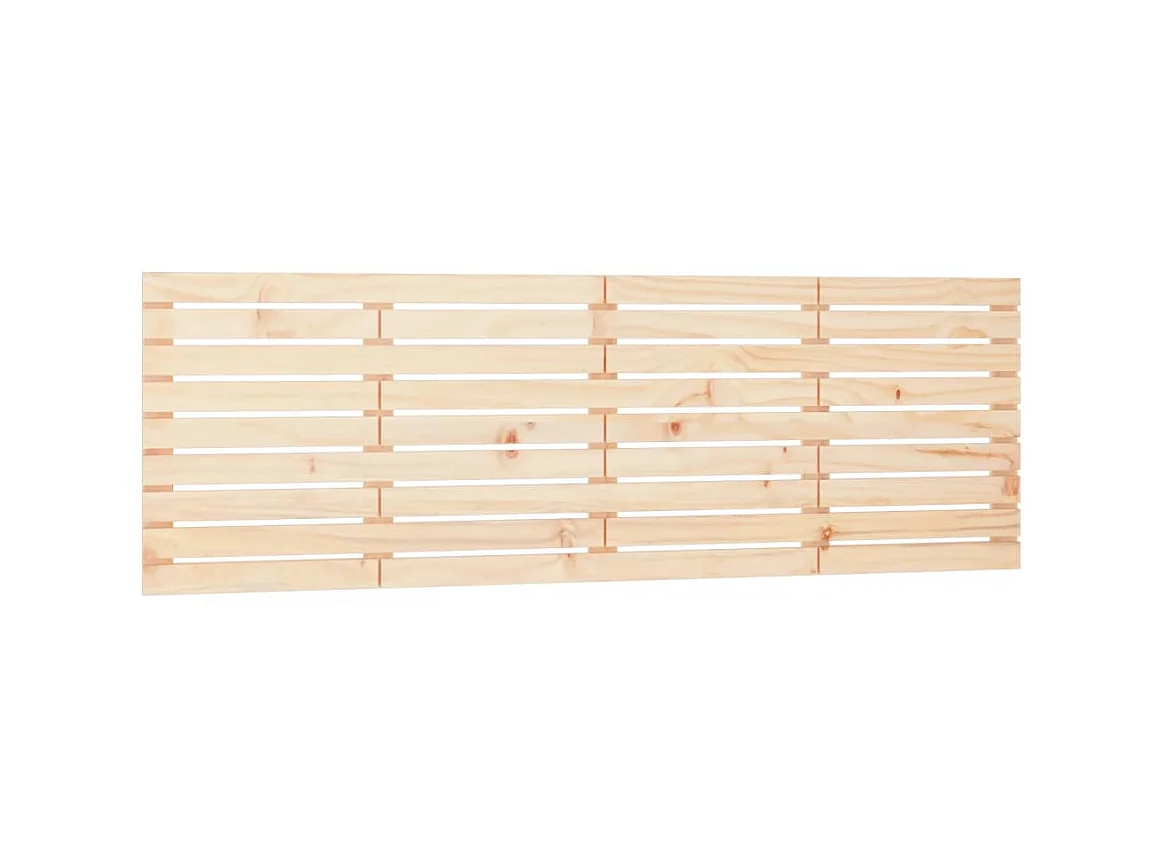 Testiera | Testata del letto da Parete 166x3x63 cm in Legno Massello di Pino